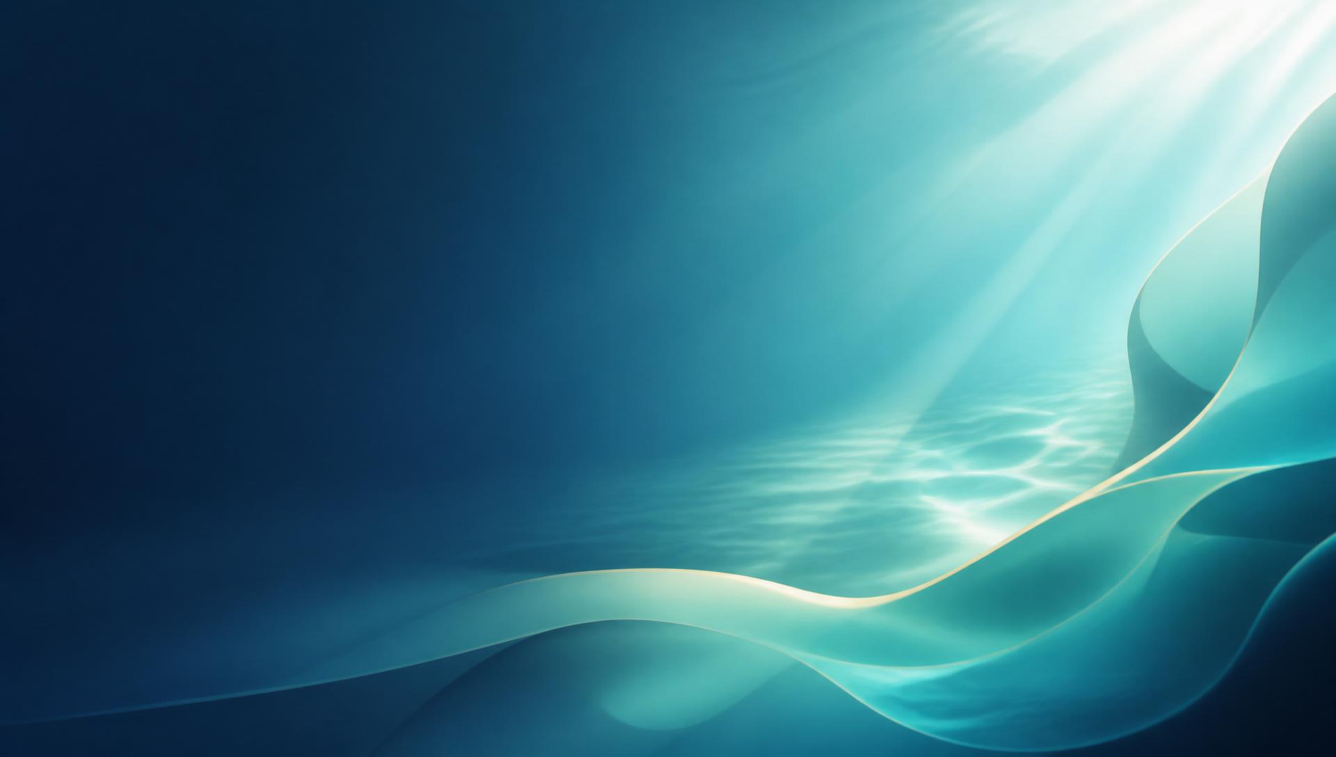 Abstract ocean waves representing emotional clarity
